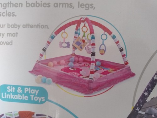 Pink activity gym foldable - gym, &